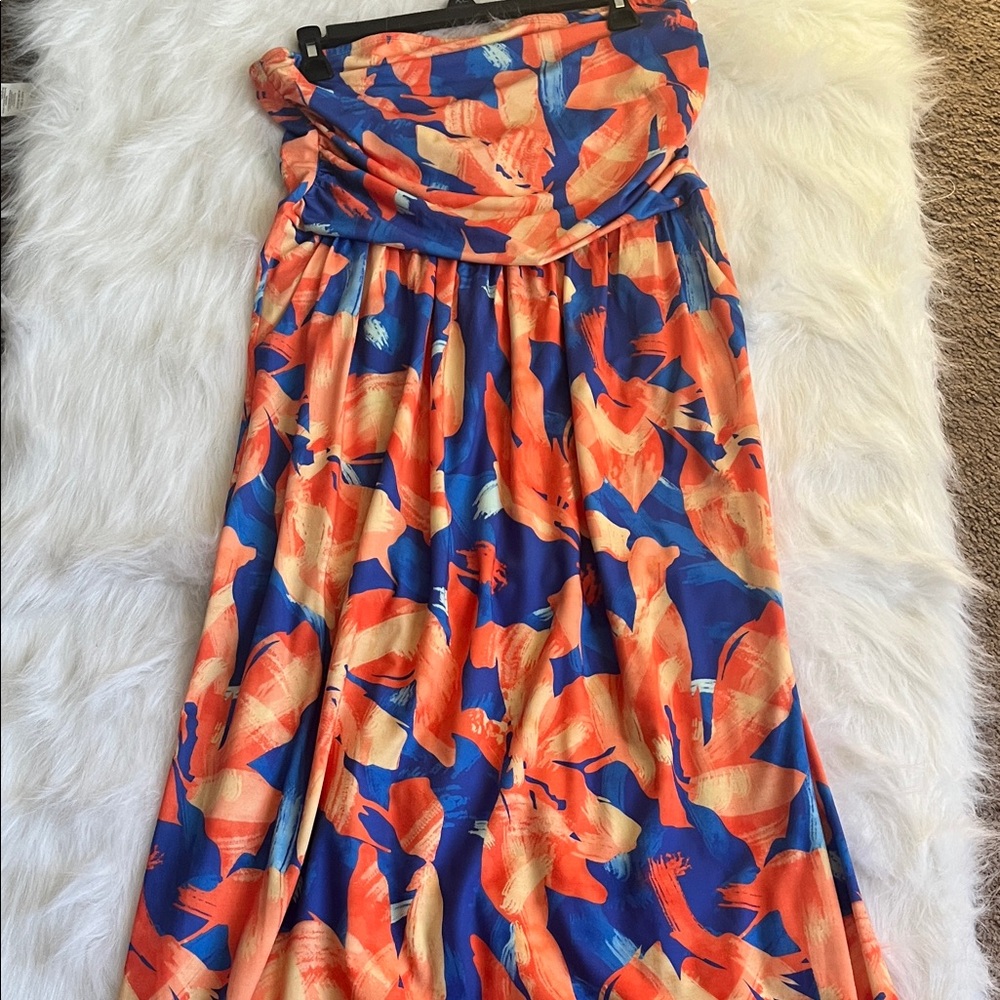 Grace Karin Multicolor Strapless Dress